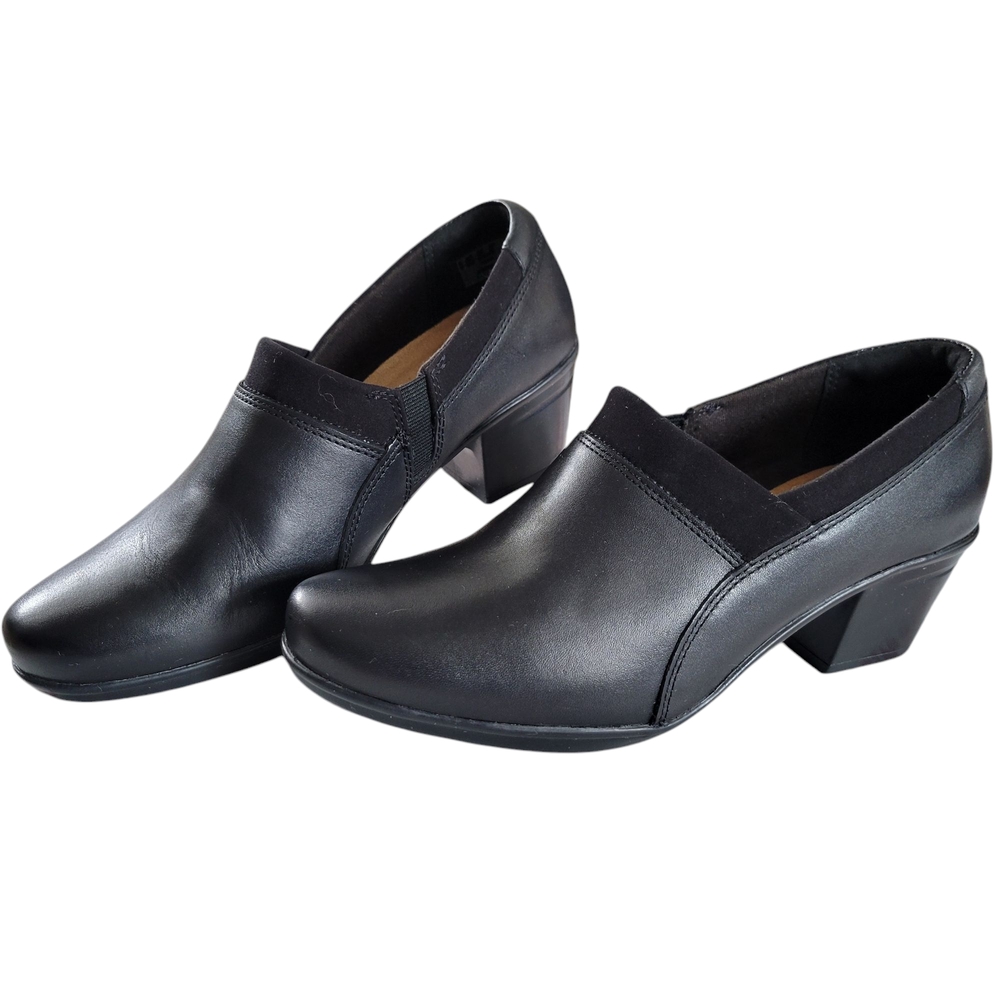 Clarks Emslie Summit Black Pumps Size-7.5W